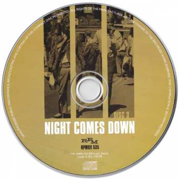 3CD/Zestaw pudełkowy Various: Night Comes Down: 60s British Mod, R&B, Freakbeat & Swinging London Nuggets