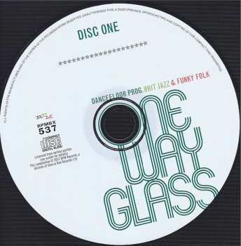 3CD/Zestaw pudełkowy Various: One Way Glass (Dancefloor Prog, Brit Jazz & Funky Folk 1968-1975)