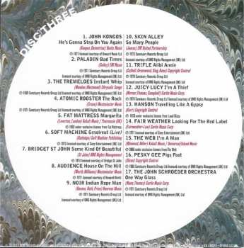 3CD/Zestaw pudełkowy Various: One Way Glass (Dancefloor Prog, Brit Jazz & Funky Folk 1968-1975)