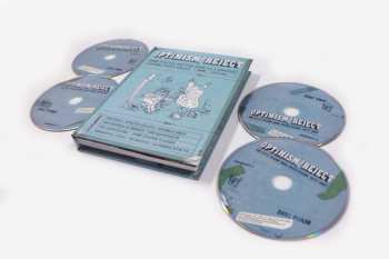4CD/Zestaw pudełkowy Various: Optimism / Reject (UK D-I-Y Punk and Post-Punk 1977-1981) DLX
