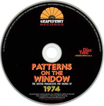 3CD/Zestaw pudełkowy Various: Patterns On The Window (The British Progressive Pop Sounds Of 1974)