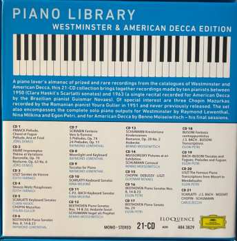 21CD/Zestaw pudełkowy Various: Piano Library (Westminster & American Decca Edition)