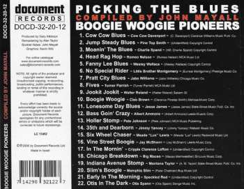 CD Various: Picking The Blues - Boogie Woogie Pioneers