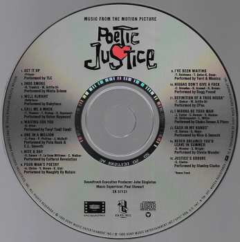 CD Various: Poetic Justice (Music From The Motion Picture)