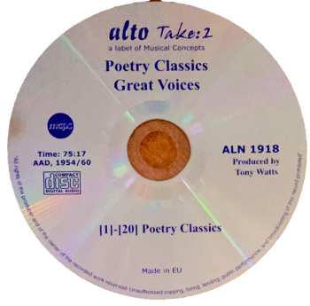 CD Various: Poetry Classics / Great Voices
