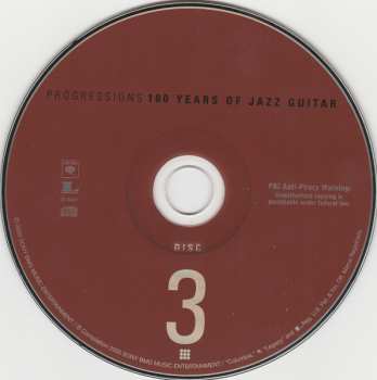 4CD/Zestaw pudełkowy Various: Progressions: 100 Years Of Jazz Guitar