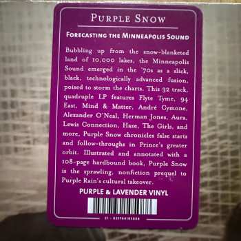 4LP/Zestaw pudełkowy Various: Purple Snow: Forecasting The Minneapolis Sound CLR