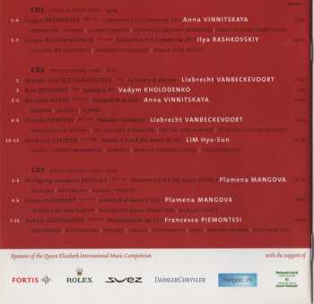 3CD Various: Queen Elisabeth Competition Of Belgium - Piano 2007