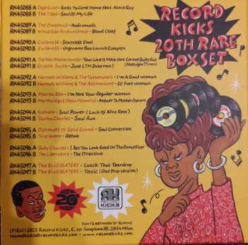 10SP/Zestaw pudełkowy Various: Record Kicks 20th Rare Box Set LTD