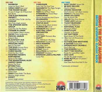 3CD/Zestaw pudełkowy Various: Riding The Rock Machine: British Seventies Classic Rock