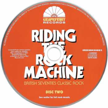 3CD/Zestaw pudełkowy Various: Riding The Rock Machine: British Seventies Classic Rock