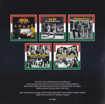 5CD/Zestaw pudełkowy Various: Rock Aus Ungarn - Die Deutschen Songs