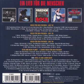 4CD/DVD/Zestaw pudełkowy Various: Rock Für Den Frieden