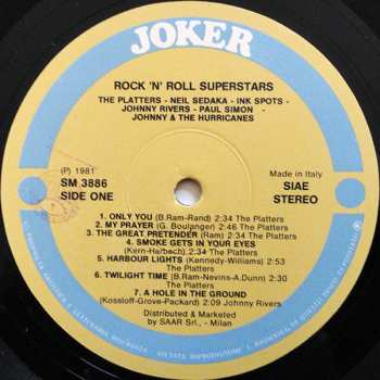 4LP/Zestaw pudełkowy Various: Rock 'N' Roll Superstars
