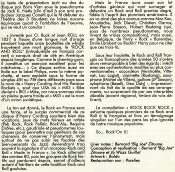 CD Various: Rock Rock Rock : French Rock 'N' Roll 1956-1959