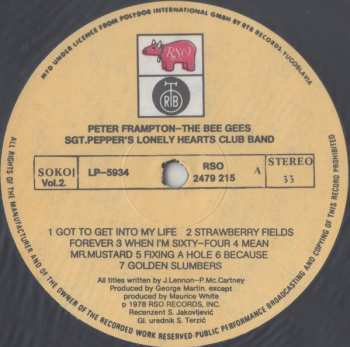 2LP Various: Sgt. Pepper's Lonely Hearts Club Band (2xLP)