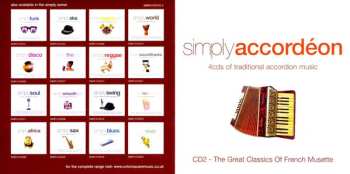 4CD/Zestaw pudełkowy Various: Simply Accordéon
