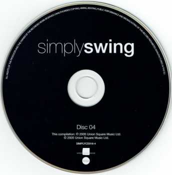 4CD/Zestaw pudełkowy Various: Simply Swing