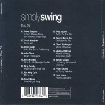 4CD/Zestaw pudełkowy Various: Simply Swing