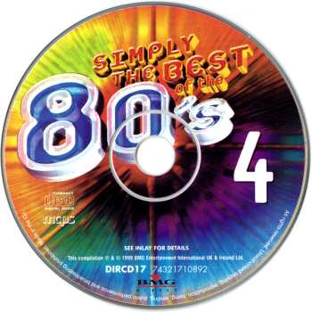 4CD Various: Simply The Best Of The 80's
