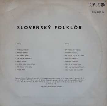 LP Various: Slovenský Folklór