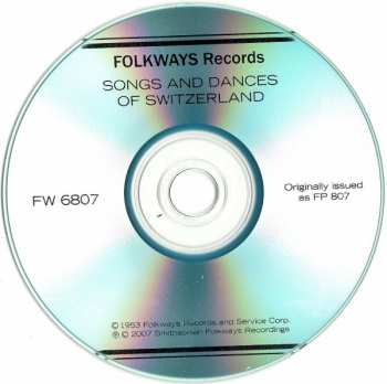 CD Various: Songs And Dances Of Switzerland