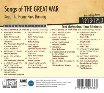 CD Various: Songs of The Great War: Keep the Home Fires Burning