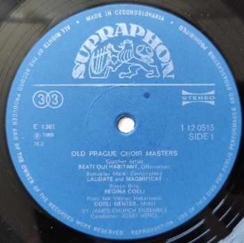 LP Various: Old Prague Choir Masters (79 2)