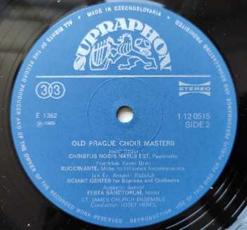 LP Various: Old Prague Choir Masters (79 2)