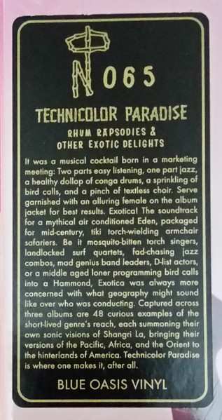 3LP/Zestaw pudełkowy Various: Technicolor Paradise: Rhum Rhapsodies & Other Exotic Delights CLR