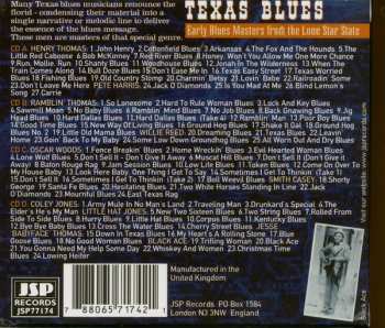 4CD/Zestaw pudełkowy Various: Texas Blues: Early Blues Masters From The Lone Star State