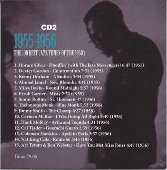 8CD/Zestaw pudełkowy Various: The 100 Best Jazz Tunes Of The 1950's
