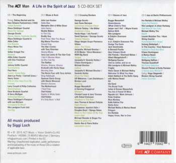 5CD/Zestaw pudełkowy Various: The ACT Man (A Life In The Spirit Of Jazz) 75 Siggi Loch