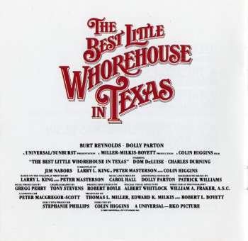 CD Various: The Best Little Whorehouse In Texas - Music From The Original Motion Picture Soundtrack
