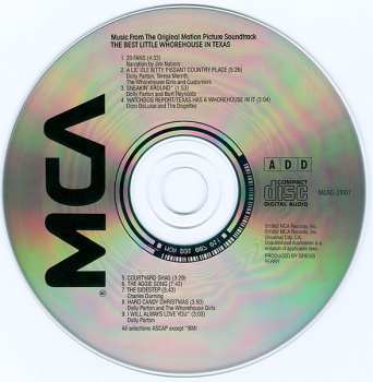 CD Various: The Best Little Whorehouse In Texas - Music From The Original Motion Picture Soundtrack
