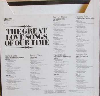 6LP/Zestaw pudełkowy Various: The Great Love Songs Of Our Time