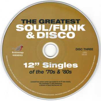 4CD/Zestaw pudełkowy Various: The Greatest Soul/Funk & Disco 12" Singles Of The '70s & '80s