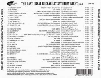 CD Various: The Last Great Rockabillly Saturday Night, Vol.3