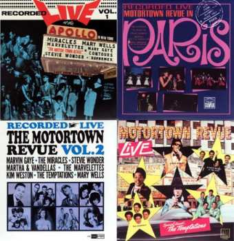 4CD/Zestaw pudełkowy Various: The Motortown Revue Collection (Recorded Live) LTD