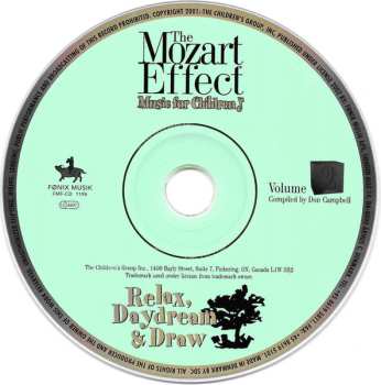 CD Various: The Mozart Effect Music For Children - Volume 2 - Relax, Daydream & Draw