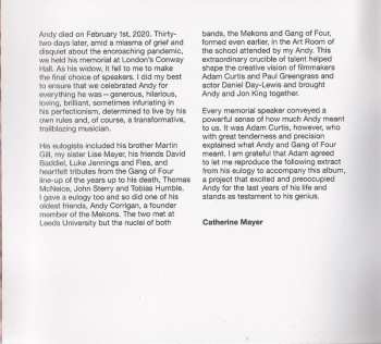 2CD Various: The Problem Of Leisure: A Celebration Of Andy Gill & Gang Of Four LTD