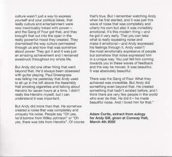 2CD Various: The Problem Of Leisure: A Celebration Of Andy Gill & Gang Of Four LTD