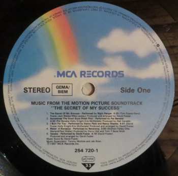 LP Various: The Secret Of My Success - Music From The Motion Picture Soundtrack