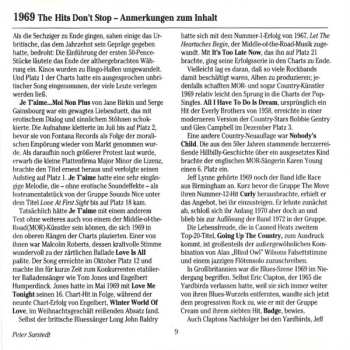 CD Various: The Spirit Of The 60s (1969 The Hits Don't Stop)