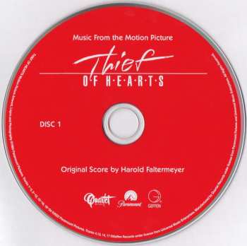 2CD Various: Thief Of Hearts (Music From The Motion Picture) LTD