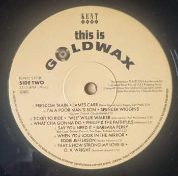 2LP Various: This Is Goldwax 1964-1968