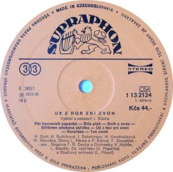 LP Various: Už Z Hor Zní Zvon