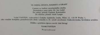 10LP/Zestaw pudełkowy Various: Ve Jménu Života Radosti A Krásy (3xLP+BOX+BOOKLET)