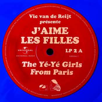 2LP Various: Vic Van De Reijt Présente: J’aime Les Filles (The Yé-Yé Girls From Paris)