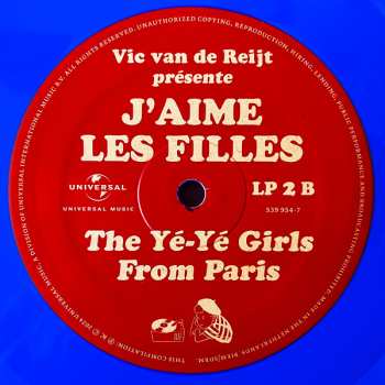 2LP Various: Vic Van De Reijt Présente: J’aime Les Filles (The Yé-Yé Girls From Paris)